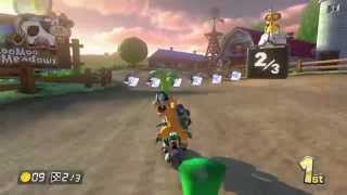 Mario Kart 8 Moo Moo Meadows Direct-Feed HD