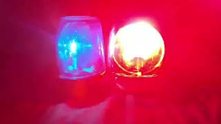 Code 3 PSE, 2 Model 550 Blue and Red Rotating Lights