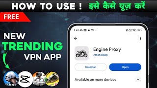 Engine Proxy VPN app kaise use kare | Review | | best vpn for Capcute | Android | BGMI | screenshot 5