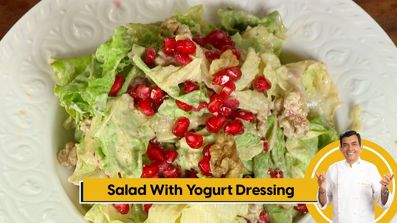 Salad with Yogurt Dressing सलाद विथ योगर्ट ड्रेसिंग Salad Recipes