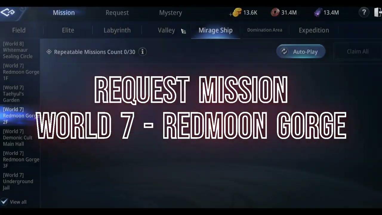 MIR4 | Promise With a Companion 4 - Find Companions Rock Tomb