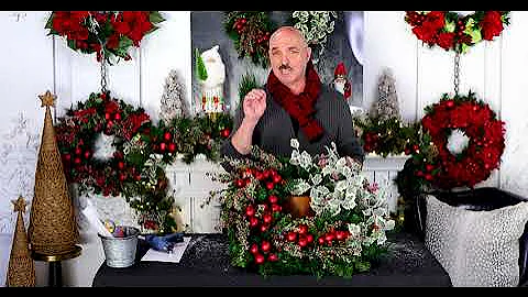 How to Create Your Own Silk Christmas Wreath with ...