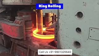 Open Die Forging Ring Rolling Machine Big Ring Making