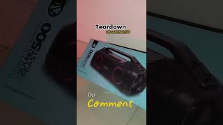 TEARDOWN ❌ zeb sound feast 500🤬 #tech #teardown #zebronics #scam #speaker #shorts #amplifier