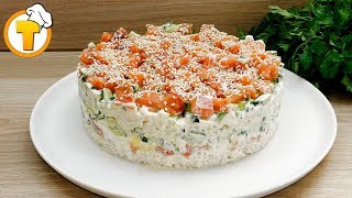 САЛАТ "СУШИ". Необычный салат - просто, быстро и вкусно. САЛАТ "СУШИ". Необычный салат - просто, быстро и вкусно.