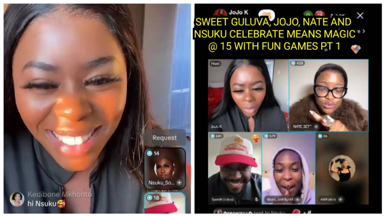 SWEET GULUVA, JOJO, NATE AND NSUKU CELEBRATE MZANSI MAGIC @ 15 WITH FUN GAMES PT 1