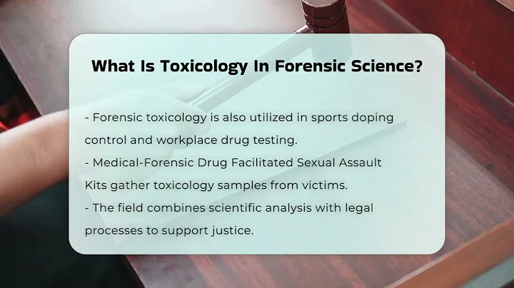 What Is Toxicology In Forensic Science? - CountyOffice.org
