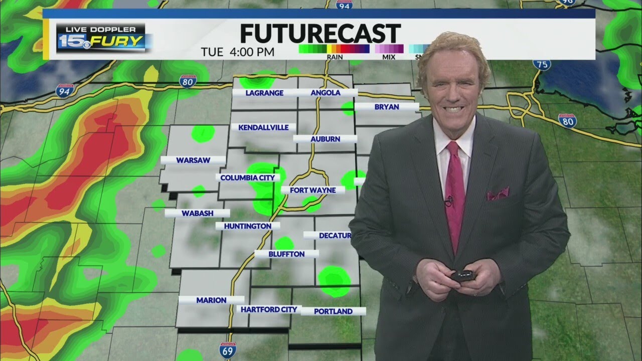 Strong storms bringing severe storms this afternoon and evening - YouTube