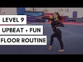 Upbeat  fun gymnastics floor routine  taylor krippner