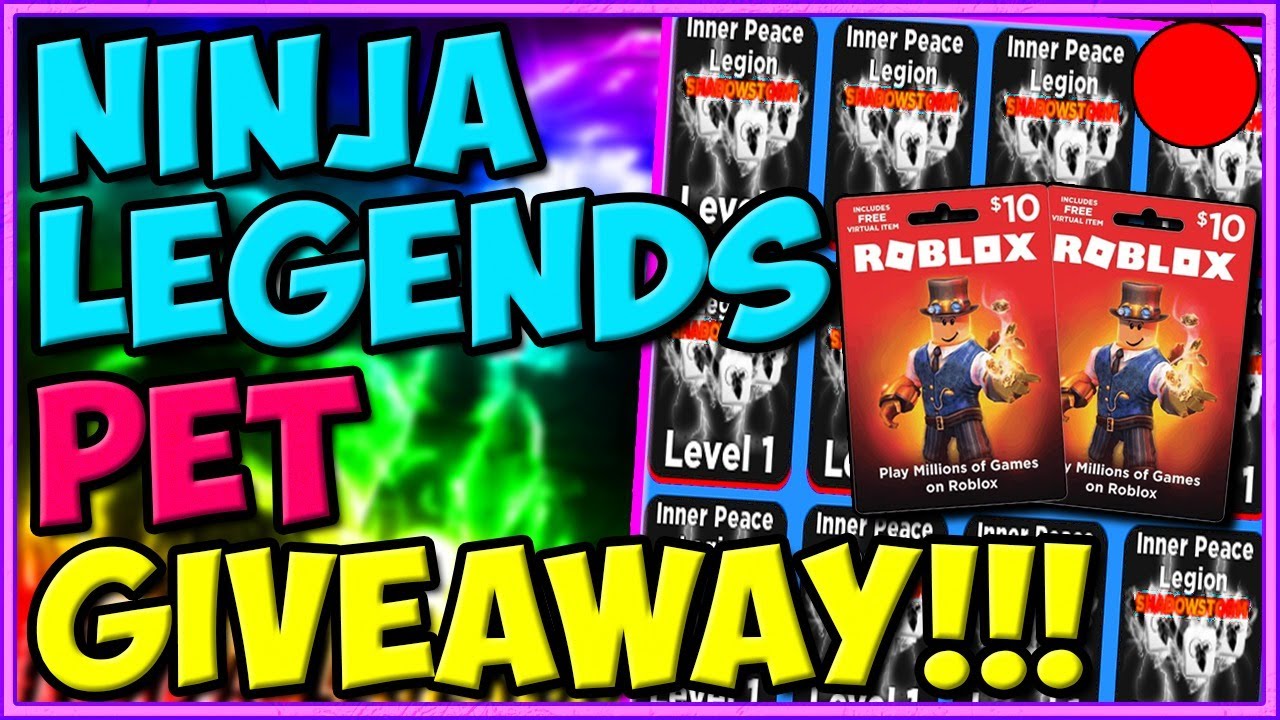 Free Robux Codes Giveaway On Roblox Live Roblox Live Ninja Legends Pet Giveaway Youtube - gifting robux promocodes live hurry 50k ninja legends pets giveaway roblox gifting live