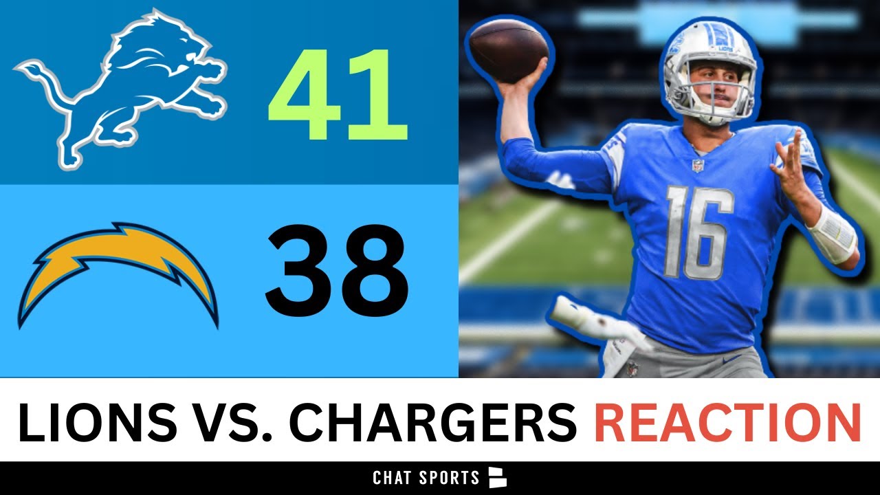 Lions Rumors & News After 41-38 Win vs. Chargers | Jared Goff, Jahmyr