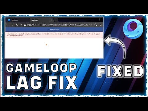 How To Fix Facebook Login Problem In Gameloop | Facebook Login Issue in Gameloop | Gameloop Lag Fix