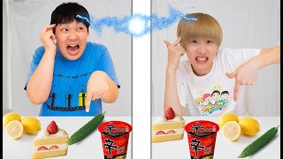 デブガリが甘い辛い苦い酸っぱい物の食べる順番一致するまで終われません！