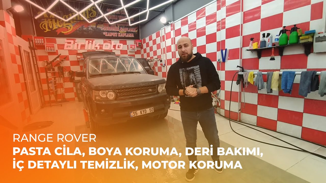 Range Rover // Pasta Cila, Boya Koruma, Deri Bakımı, İç Detaylı Temizlik, Motor Koruma #birlikoto