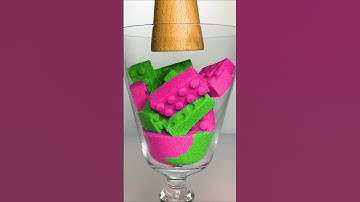 Very Satisfying and Relaxing, Kinetic Sand ASMR, Drop and squish #relaxing #kineticsand #satisfying