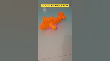 Satisfying DIY Blocks Airplane | ASMR Building Blocks | #buildingblockstoys #shorts