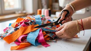 A Simple Trick That Will Save Your Fabric Scraps! 💡 Quick & Easy Beginner Sewing 🧵2 Ideas