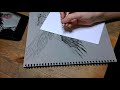Creepy drawing process video