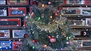 Train Store at Christmastime