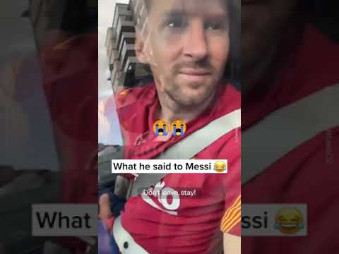 Don't Go , Don't Leave Messi | Lionel Messi Fans Outside Camp Nou