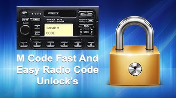 How To Find Ford M Radio Code Unlock Using Serial
