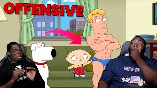 Family Guy RISKY Jokes Compilation REACTION