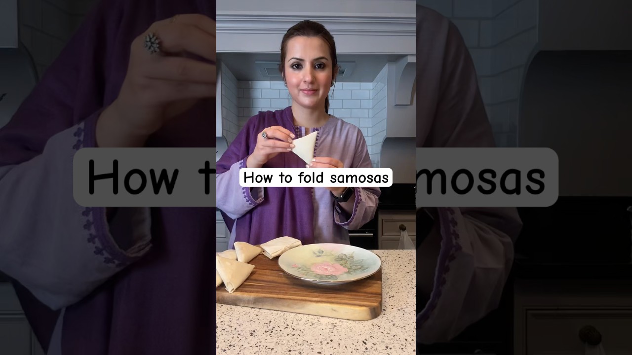 Ramadan special / how to fold samosas 