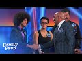 Does Travis have what Steve wants? | Celebrity Family Feud