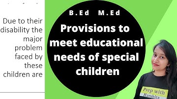 Measures for Children with Multiple disabilities | Inclusive education