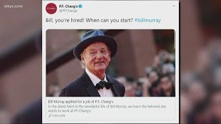 Bill Murray lands a new job in the restaurant business