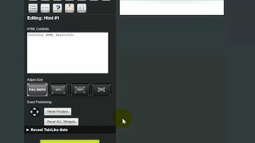 HTML Widget for Fan Page Engine 4.0 Demo