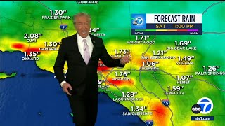 How much rain will SoCal get from Easter weekend storm? Dallas Raines breaks down rainfall totals