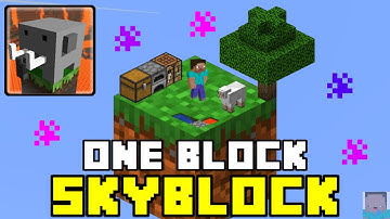 Craftsman Skyblock But i only have ONE BLOCK - AWESOME Craftsman building craft skyblock