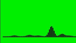 Audio Spectrum Visualizer Green Screen HD 2018 | Line Audio Spectrum Visualizer With Black Bars