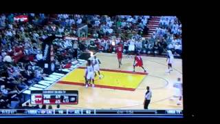 lebron james makes batum fall BAD!!!