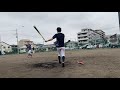 穴あきボールでバッティング練習(2021/7/9 no.5 CABOSE練習)