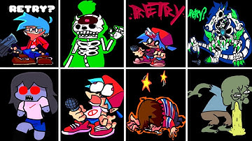 The Best Game Over Screen Animation in FNF #20 - Friday Night Funkin