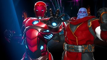 Marvel vs Capcom Infinite: Iron Man and Thanos arcade playthrough