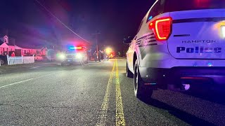 Man, woman in hospital after shooting in Hampton, police say