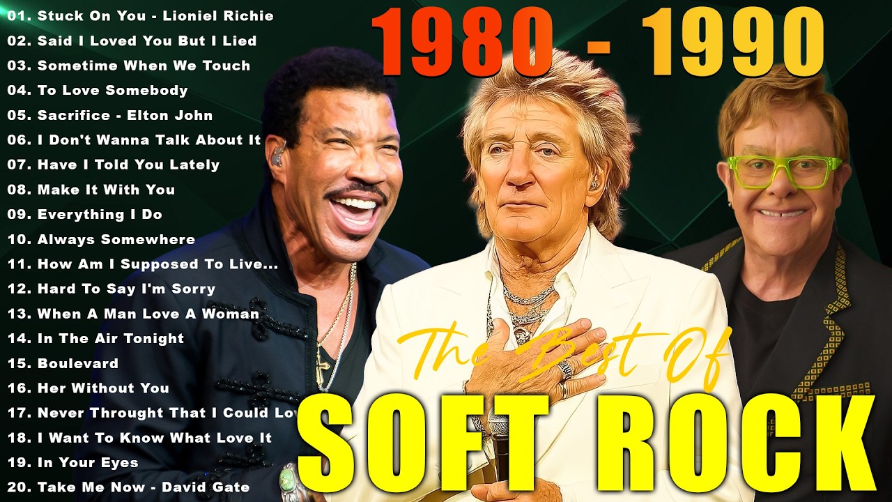 Phil Collins, Eric Clapton, Elton John, Lionel Richie, Bee Gees - Soft Rock Full Album 70s, 80s, 90s