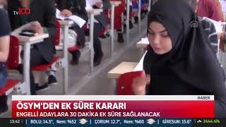 KDK'nın kararı sonrası engelli adaylar için sınavlarda ek süre uygulamasına geçildi.