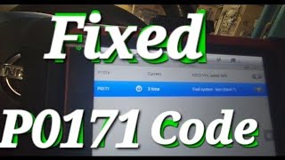 How to fixed engine code P0171 system too lean bank 1 nissan altima
