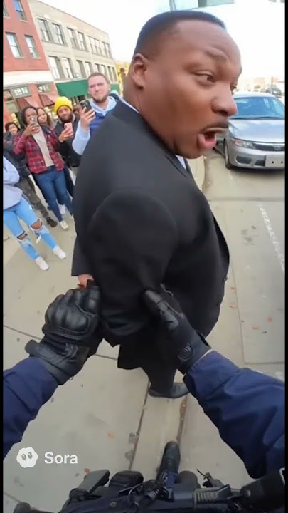 MLK ARRESTED ❗️ #mlk #ihaveadream #police #bodycam #sora #sora2 #ai