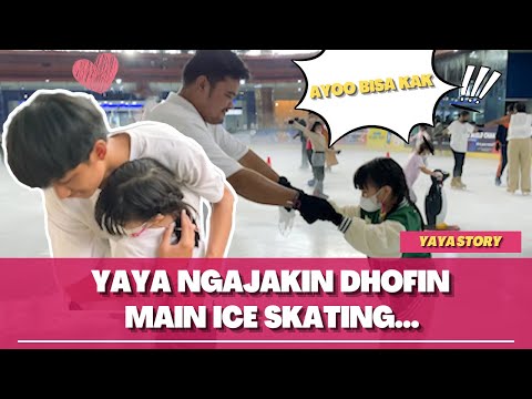 YAYA NGAJAKIN DHOFIN MAIN ICE SKATING GUYS... MAU GAK YA?! | Jamilo TV