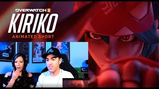 Overwatch 2 Kiriko REACTIONS.  Episode 35.  Deesi + Dawncakes Reacts