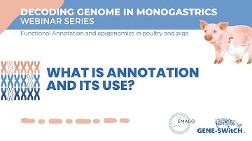 WHAT IS ANNOTATION AND ITS USE? — Decoding Genome in Monogastrics – WEBINAR SERIES 2023