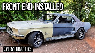 1967 Mustang Front End Installed On Oscars 2016 Mustang GT