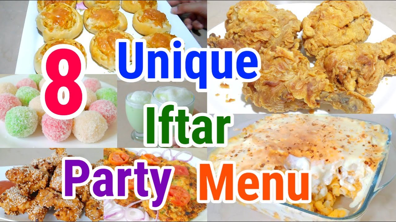 8 Unique Iftar Party Menu Recipes | Ramadan Special | Unique Iftar