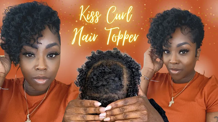 How to blend a Crochet Hair Topper | Kiss Curl Spi...