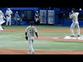「なんやこれ！」青柳のワンバン送球にびっくりするヤクルトファン